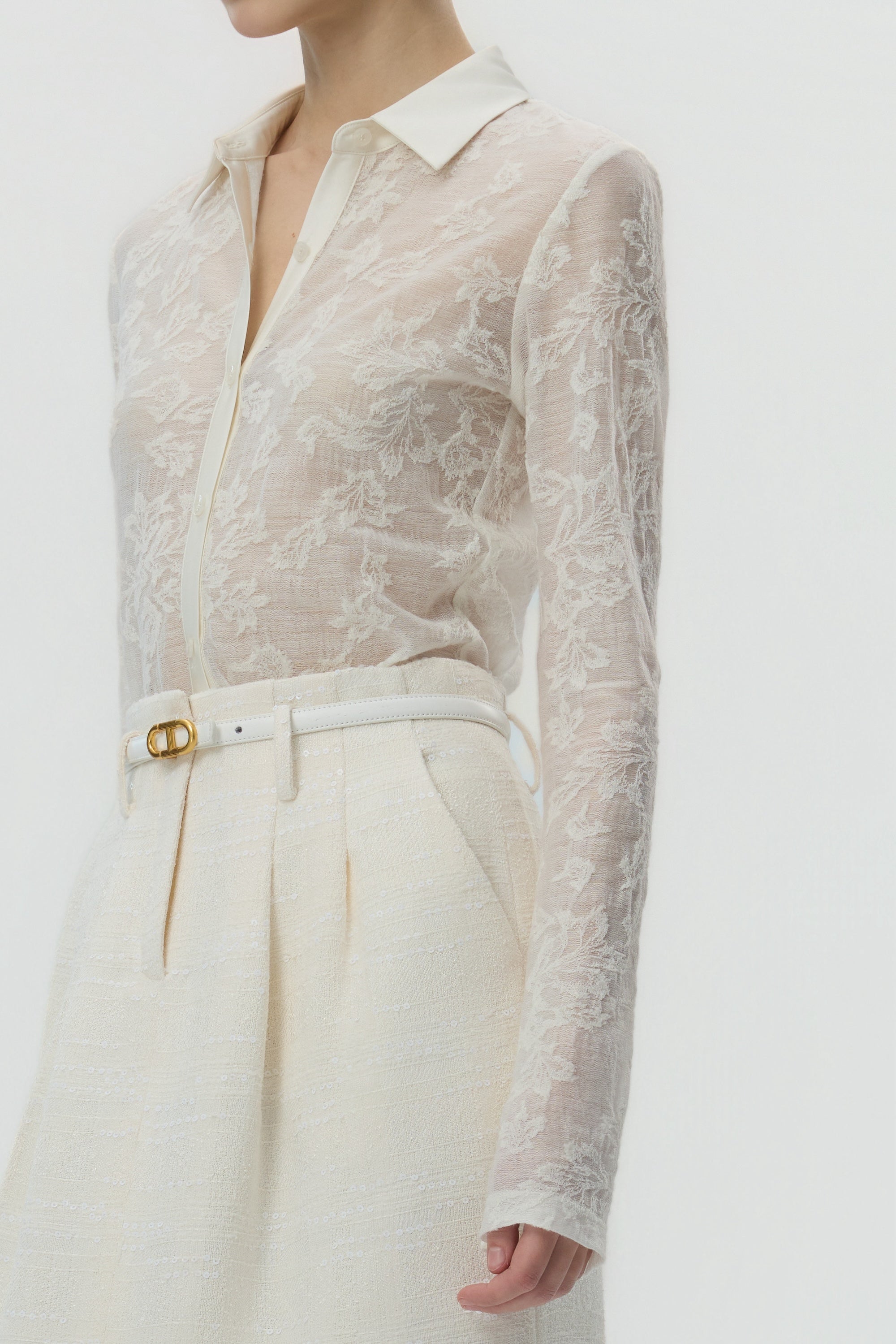TODAYFUL LACE KNIT SHIRTS ivory TODAYFUL Lace Knit Shirts公式